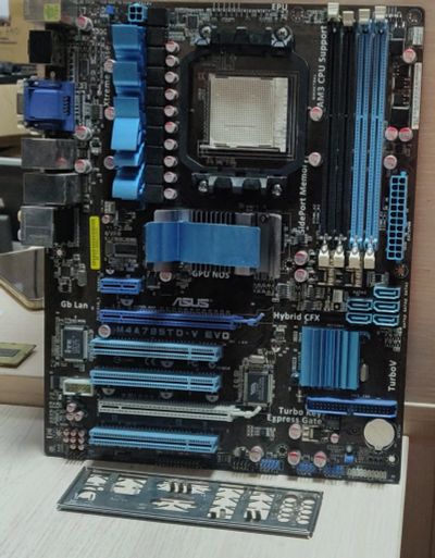 Лот: 19505687. Фото: 1. Мат. плата ASUS M4A785TD-V EVO... Материнские платы