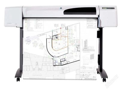 Лот: 1687740. Фото: 1. Цветной плоттер Hewlett-Packard... Струйные принтеры