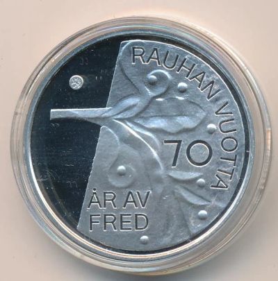 Лот: 13950280. Фото: 1. Финляндия 10 евро 2015 70 лет... Европа