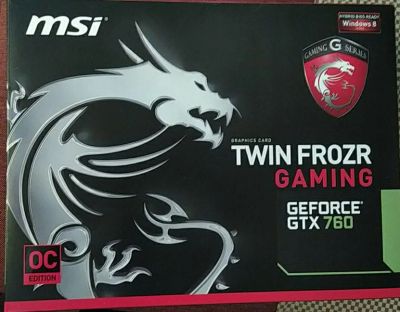 Лот: 16102369. Фото: 1. Видеокарта GTX760. Видеокарты