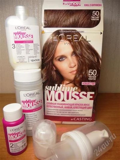 Лот: 1373845. Фото: 1. Краска для волос Sublime Mousse... Уход за волосами 