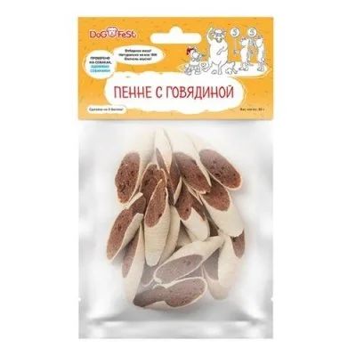 Лот: 13956841. Фото: 1. Пенне с говядиной Dog Fest (Дог... Корма