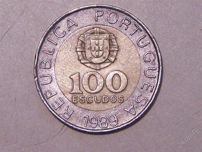 Лот: 2282745. Фото: 1. Португалия, 100 эскудо (1989 г... Европа