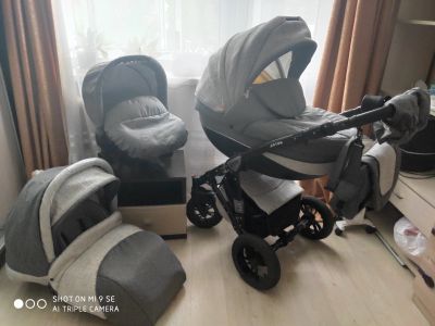 Лот: 16248999. Фото: 1. Коляска 3 в 1 verbi aston. Коляски