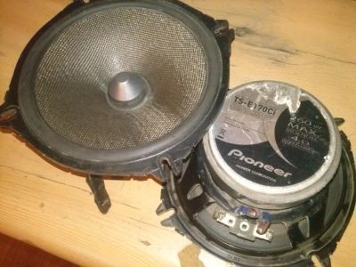 Лот: 5865148. Фото: 1. Pioneer TS-E170Ci только низкочастотники. Акустика автомобильная