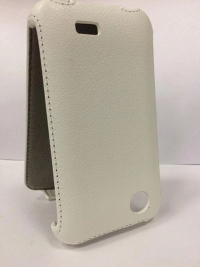 Лот: 9843642. Фото: 1. Чехол-книжка Lenovo A369 Белый... Чехлы, бамперы