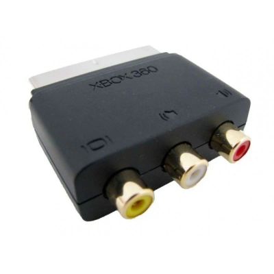 Лот: 9893033. Фото: 1. Переходник RCA на SCART Xbox 360. Аксессуары для игровых приставок, консолей, геймпады