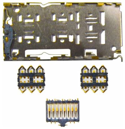 Лот: 16595243. Фото: 1. Контейнер SIM/MMC Samsung Galaxy... Корпуса, клавиатуры, кнопки