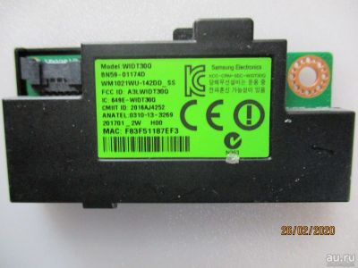 Лот: 15571155. Фото: 1. Samsung WI-FI BN59-01174D CY-WK049HGLV1V... Запчасти для телевизоров, видеотехники, аудиотехники