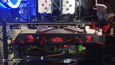 Лот: 17079145. Фото: 1. Видеокарта RX 580 8Gb Red Devil. Видеокарты