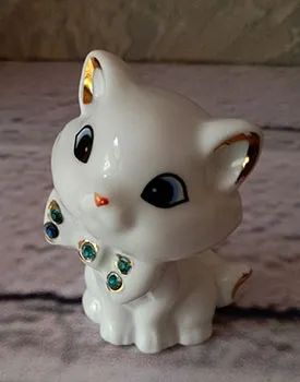 Лот: 23954430. Фото: 1. Статуэтка фарфоровая "Котёнок... Фигурки, статуэтки
