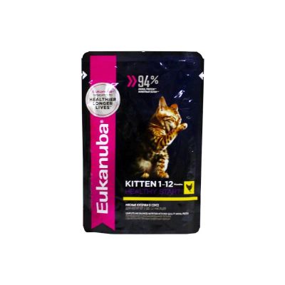 Лот: 10399070. Фото: 1. Корм Eukanuba Kitten Для Котят... Корма