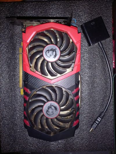 Лот: 21178772. Фото: 1. MSI GTX 1050 Ti. Видеокарты