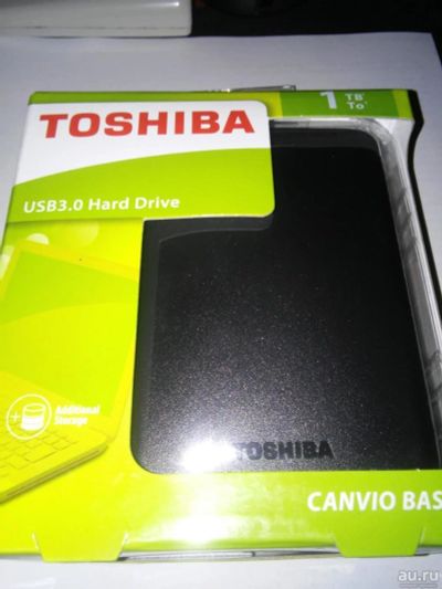 Лот: 8174293. Фото: 1. Toshiba Canvio Basics 1000GB USB... Внешние жесткие диски