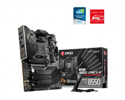 Лот: 19875923. Фото: 1. Материнская плата MSI MEG B550... Материнские платы