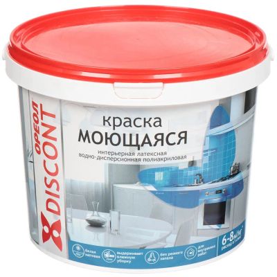 Лот: 24111191. Фото: 1. Краска водно-дисперсионная, Ореол... Краски, лаки, растворитель