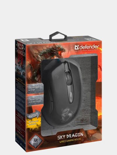 Лот: 20824707. Фото: 1. Проводная игровая мышь Defender... Клавиатуры и мыши