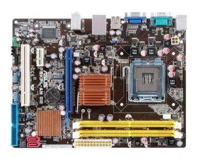 Лот: 10769814. Фото: 1. Материнская плата ASUS P5KPL-AM... Материнские платы