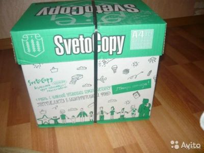 Лот: 9674530. Фото: 1. Бумага Svetocopy a4. Бумага