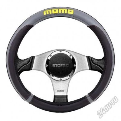 Лот: 5592880. Фото: 1. Кожаная оплётка System MOMO-301... Чехлы, коврики, оплетки руля
