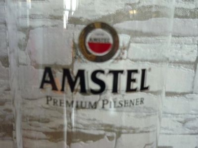 Лот: 11256055. Фото: 1. Стакан пивной Amstel. Кружки, стаканы, бокалы