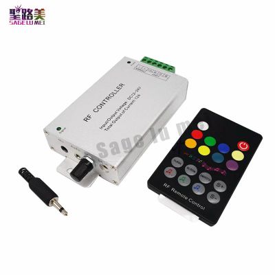 Лот: 13987902. Фото: 1. Музыкальный RGB LED контроллер... Светодиодная подсветка