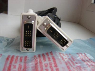 Лот: 738426. Фото: 1. Кабель DVI-DVI для LCD монитора. Шлейфы, кабели, переходники