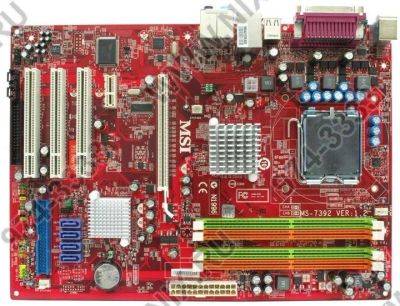 Лот: 1372806. Фото: 1. Материнская плата MSI P31 NeoF-V2... Материнские платы