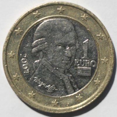 Лот: 3854987. Фото: 1. 1 евро 2007 год. Австрия. Германия и Австрия