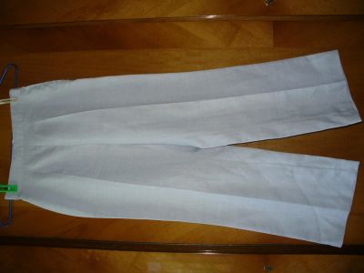 Лот: 9785485. Фото: 1. Советские стильные светлые брючки... Брюки, шорты, джинсы