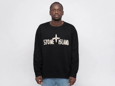 Лот: 24975965. Фото: 1. Свитшот Stone Island. Свитеры, толстовки, худи