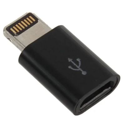 Лот: 3558595. Фото: 1. переходник адаптер с micro usb... Дата-кабели, переходники