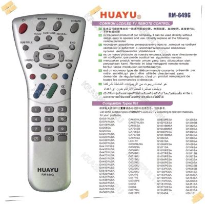 Лот: 10838908. Фото: 1. Пульт универсальный SHARP RM-649G... Пульты ДУ