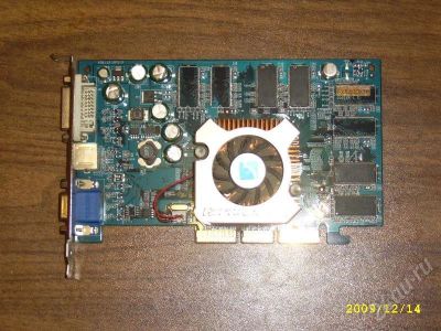 Лот: 186886. Фото: 1. AGP GeForce FX 5600XT 128 MB. Видеокарты