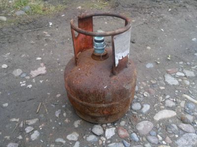 Лот: 9857771. Фото: 1. Баллон газовый 5л. Баллоны, газ в баллонах