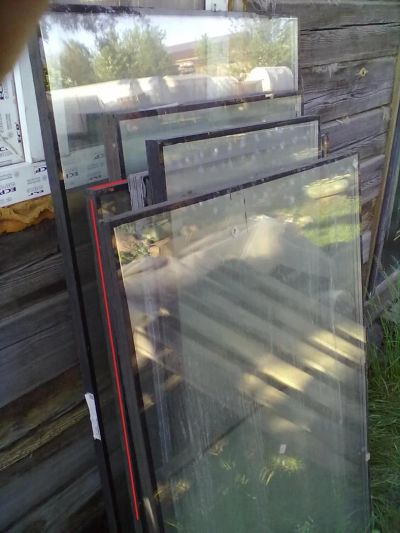 Лот: 5879378. Фото: 1. стеклопакет 6 штук (4 штуки за... Фурнитура, комплектующие