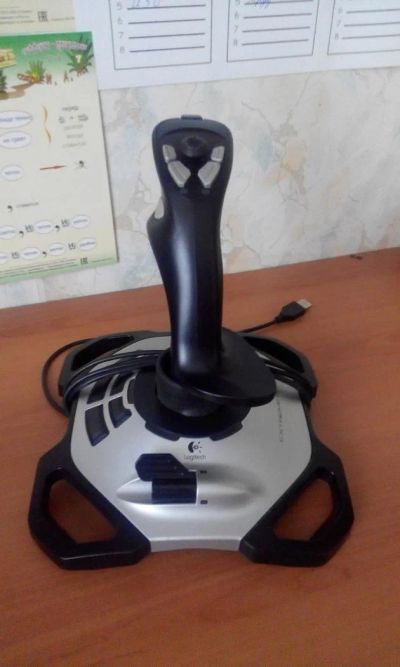 Лот: 8447252. Фото: 1. Джойстик Logitech Extreme 3D PRO... Рули, джойстики