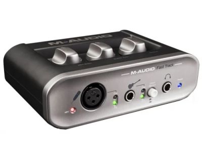 Лот: 3417472. Фото: 1. Звуковая карта M-AUDIO FAST TRACK... Аксессуары