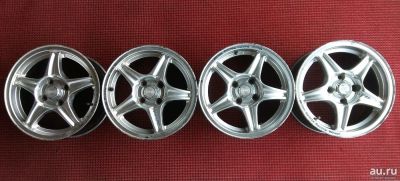 Лот: 13135943. Фото: 1. Racing Wheels 4/100 R14 6J ровные. Диски