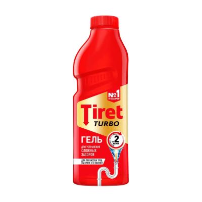 Лот: 24117587. Фото: 1. Средство от засоров Tiret, Turbo... Бытовая химия