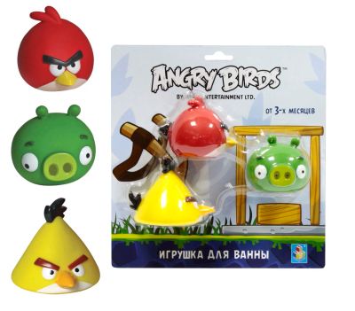 Лот: 7868522. Фото: 1. Набор игровой для ванны, Angry... Игрушки для купания