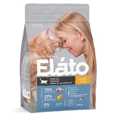 Лот: 18392840. Фото: 1. Elato Holistic д/кошек 300г сухой... Корма