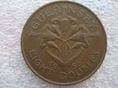 Лот: 10980733. Фото: 1. 8 дублей 1956 гернси. Великобритания и острова