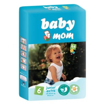 Лот: 15427376. Фото: 1. Подгузники Baby Mom Junior Extra... Детская гигиена