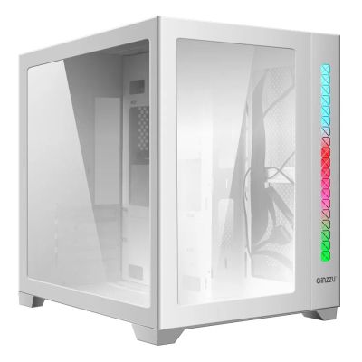 Лот: 25084182. Фото: 1. Корпус mATX Б Ginzzu V400 RGB... Корпуса, блоки питания