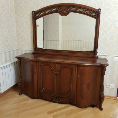 Лот: 17929346. Фото: 1. Комод с зеркалом, широкий. Комоды