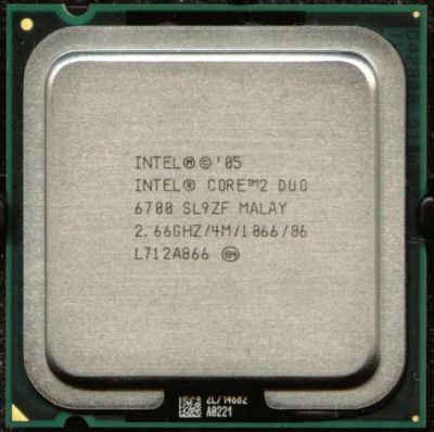 Лот: 11289687. Фото: 1. Процессор Intel Core 2 Duo E6700... Процессоры