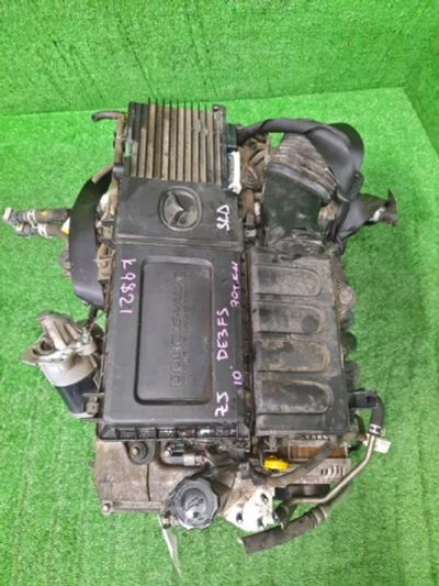 Лот: 19381831. Фото: 1. Двигатель Mazda Demio DE3FS ZJ-VE... Двигатель и элементы двигателя