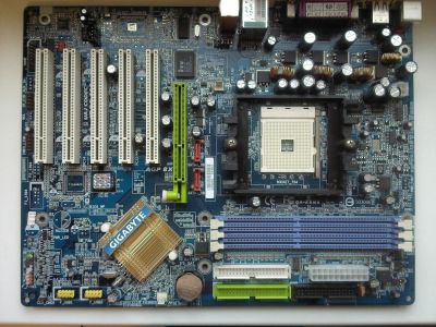 Лот: 4379619. Фото: 1. Материнская плата GigaByte GA-K8NS. Материнские платы