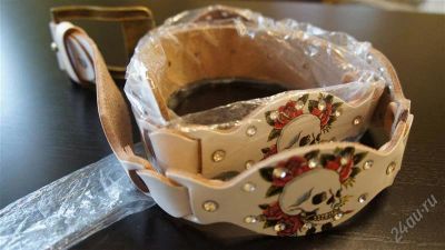 Лот: 2748308. Фото: 1. ремень кожа ED HARDY. Ремни, пояса
